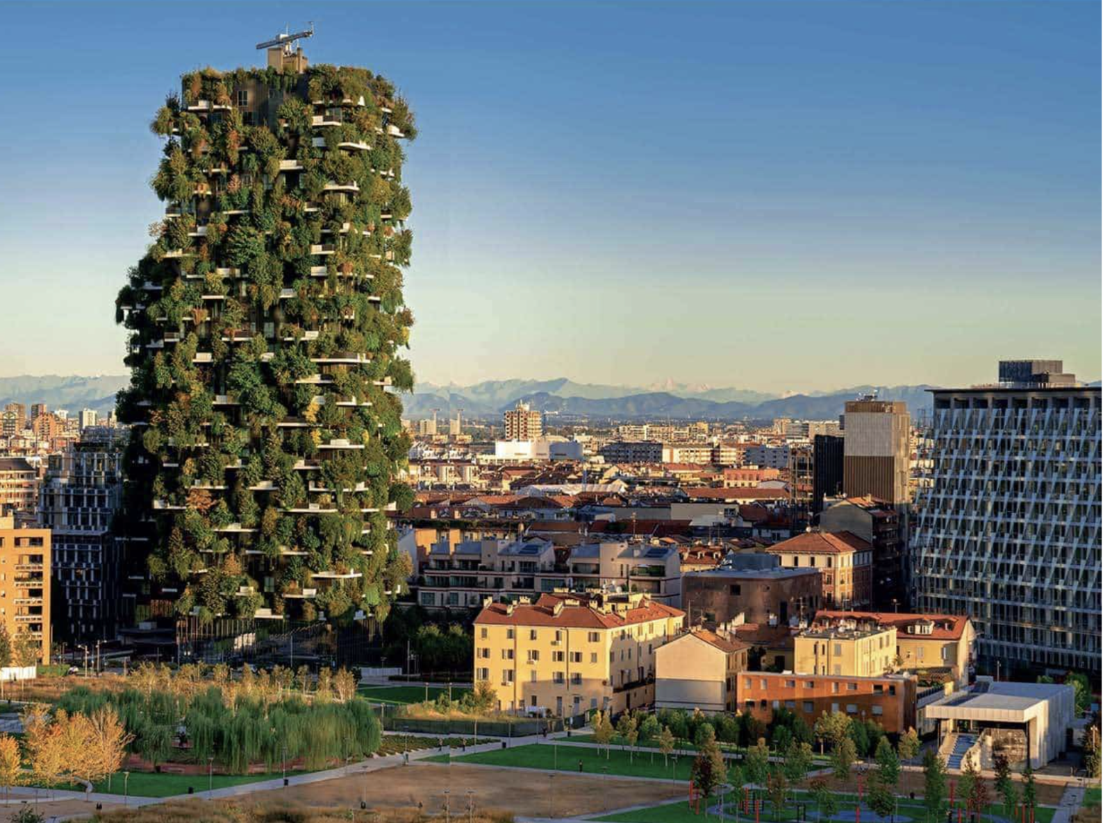 Edificios con jardines verticales