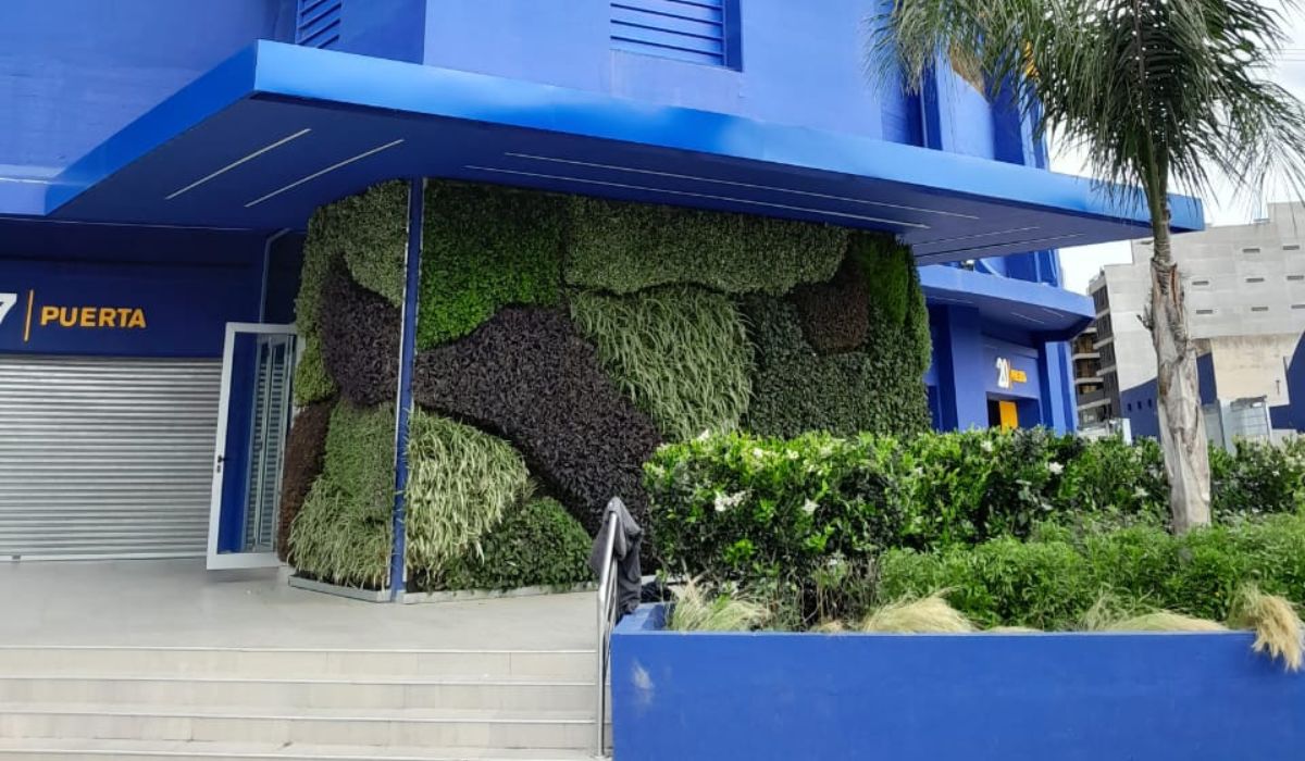 Obra de paisajismo en Boca Juniors